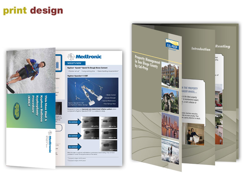 flyers and brochures